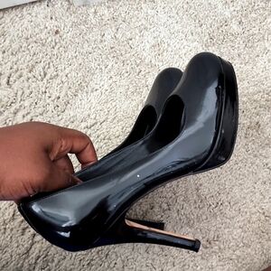 Cole haan nike air black platform Corpcore Office Siren Academia Preppy Pumps